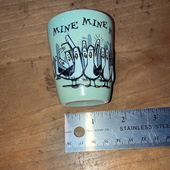 Disney Mine Mine Mine Seagulls Finding Nemo Pixar shot glass - Picture 9 of 10
